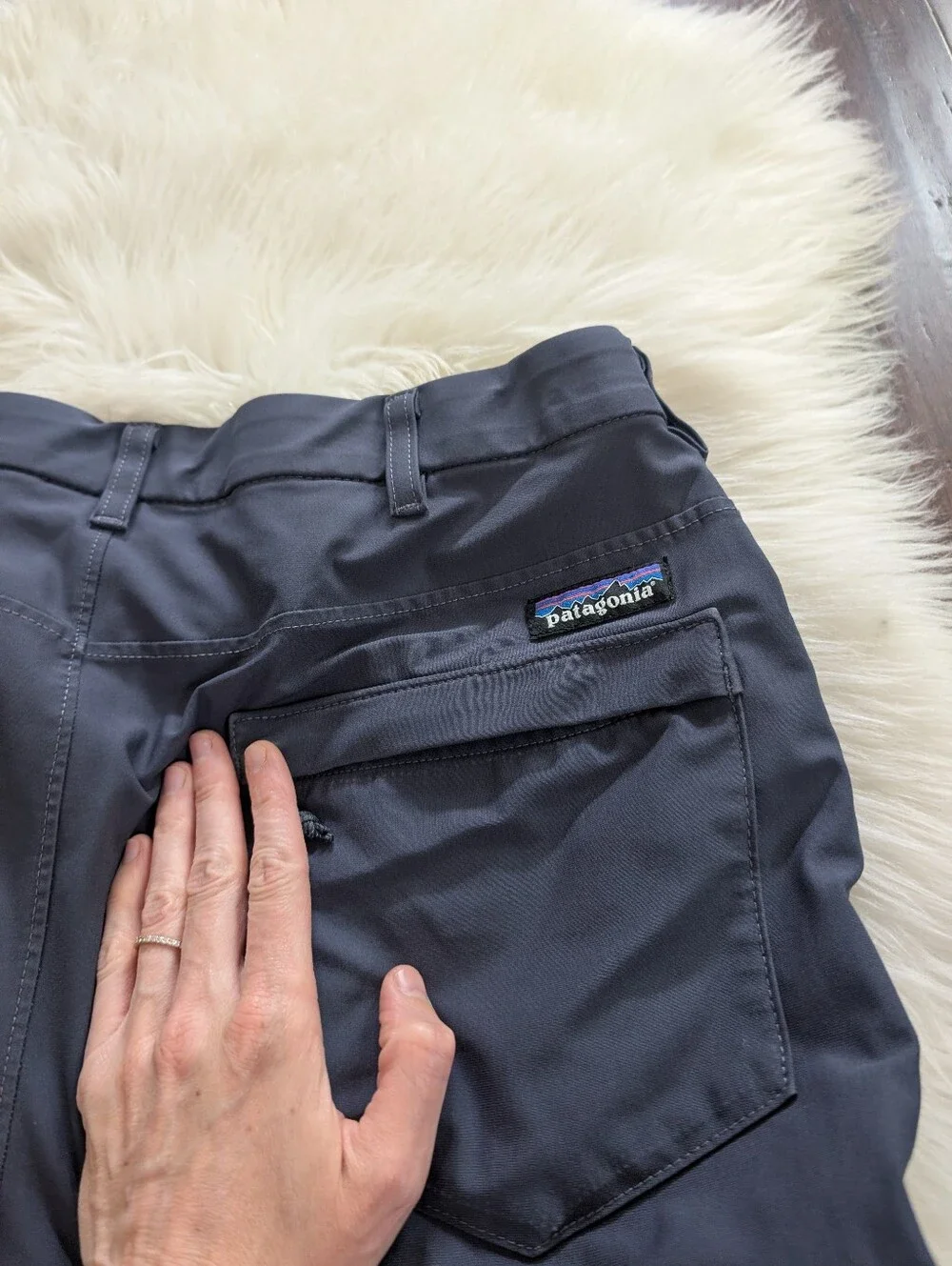 Patagonia Men's Transit Traveler 5-Pocket Pants - Regular Blue Grey Size 33 - Picture 5 of 7